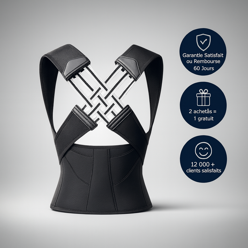 LumiGlow™  Correcteur de Posture Discret & Confortable