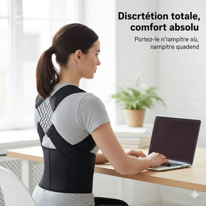 LumiGlow™  Correcteur de posture discret et confortable