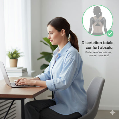LumiGlow™  Correcteur de posture discret et confortable