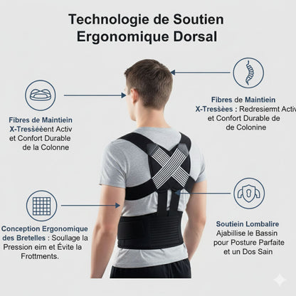 LumiGlow™  Correcteur de posture discret et confortable